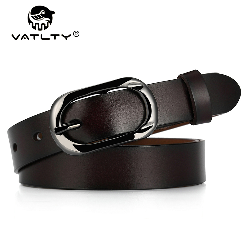 Formal Belt Leather Thin - VATLTY 95cm-115cm 가죽 벨트 여성 하드