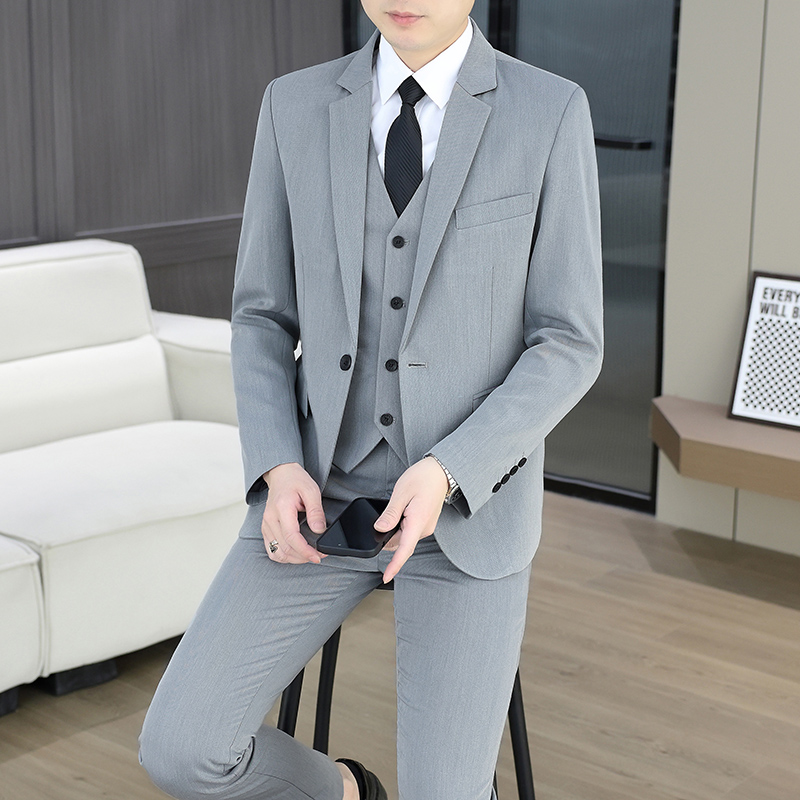 Formal Wear For Men In Wedding - 정장 (블레이저+조끼+바지) 남성 패셔너블 비즈니스 야외