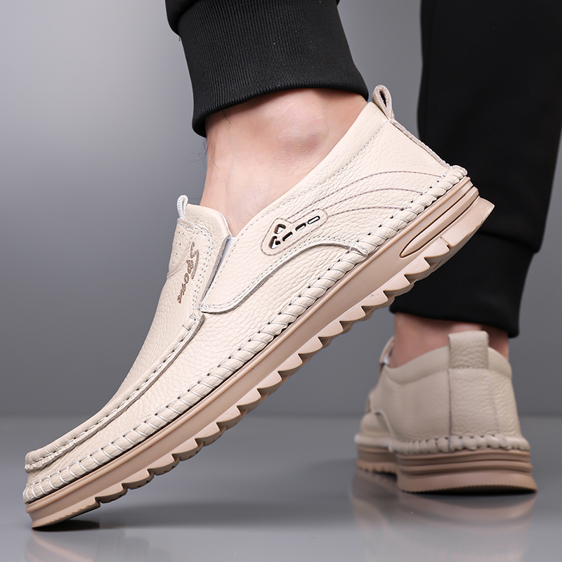 정품 소가죽 비즈니스 캐주얼 가죽 신발 남성 패션 편안 - Men Formal Wear With Sneakers 리뷰 및 가격