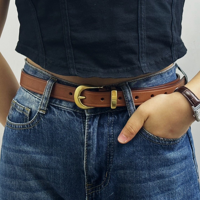 85-120cm 여성용 순수 천연 소가죽 벨트 여성용  - Formal Belt Leather Thin 리뷰 및 가격