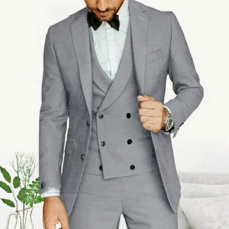 남성 슬림핏 쓰리피스 정장 고급 예복/웨딩/비즈니스용  - High End Men'S Formal Wear 리뷰 및 가격