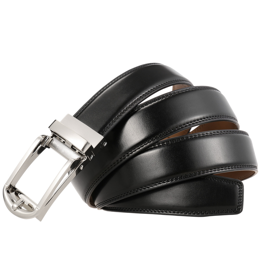 3-3.1cm 너비 카우 스킨 가죽 자동 래칫 벨트 컴 - Formal Belt Leather Thin 리뷰 및 가격