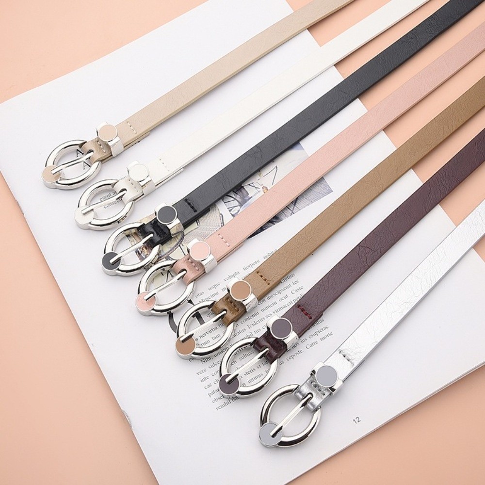 패션 합금 핀 버클 얇은 허리 벨트 시크 하라주쿠 PU - Formal Belt Leather Thin 리뷰 및 가격