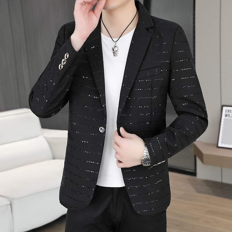 블레이저 남성용 스팽글 고급 핫 다이아몬드 스타일 비즈 - High End Men'S Formal Wear 리뷰 및 가격