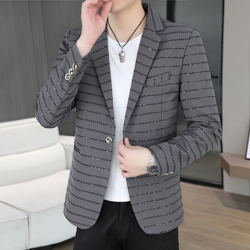 블레이저 남성용 스팽글 고급 핫 다이아몬드 스타일 비즈 - High End Men'S Formal Wear 리뷰 및 가격