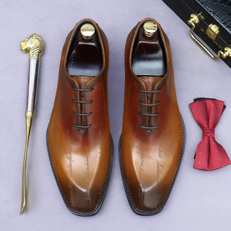 남성 정품 가죽 옥스포드 신발 새로운 정장 착용 비즈니 - High End Men'S Formal Wear 리뷰 및 가격